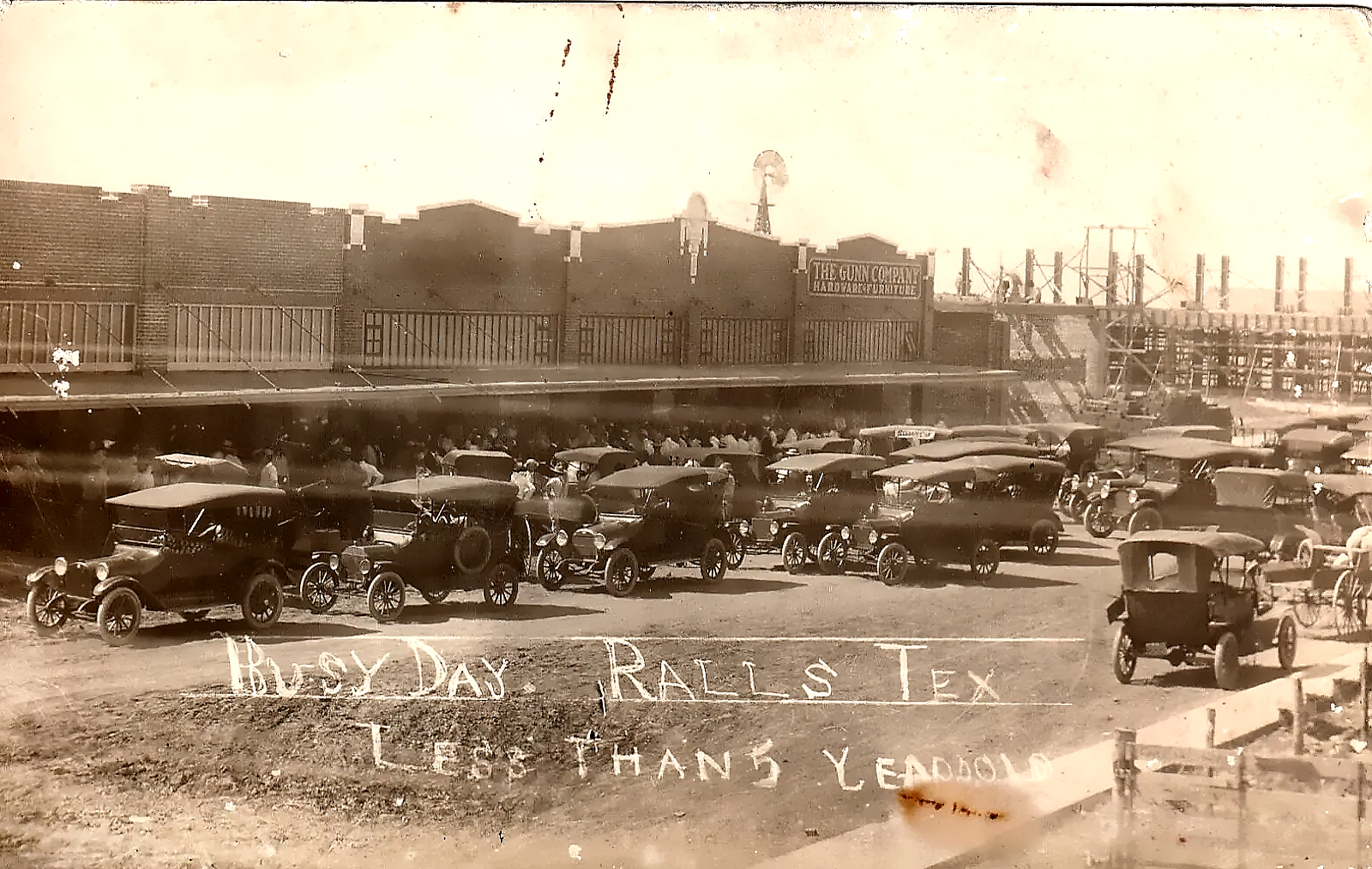 Ralls Texas in 1916
